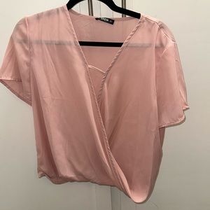 SHEIN blouse pink